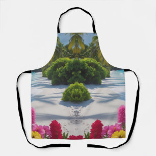  tropical chef apron