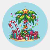 Tropical Christmas Palm Tree