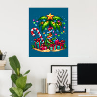 Tropical Christmas Palm Tree