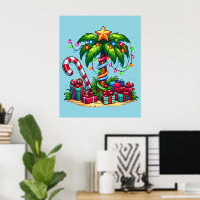 Tropical Christmas Palm Tree