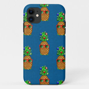Tropical Christmas Pineapple Warm Xmas Case-Mate iPhone Case