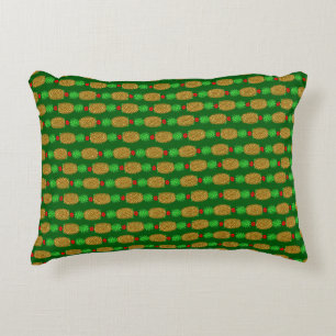 Tropical Christmas Pineapple Warm Xmas Holiday Gre Decorative Cushion