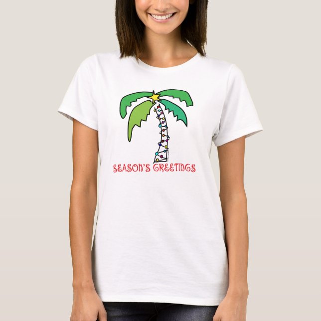 Tropical Christmas T-Shirt (Front)