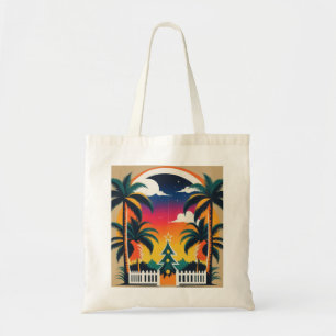Tropical Christmas Tote Bag