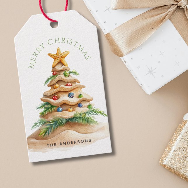 Tropical Christmas Tree  Gift Tags (Creator Uploaded)