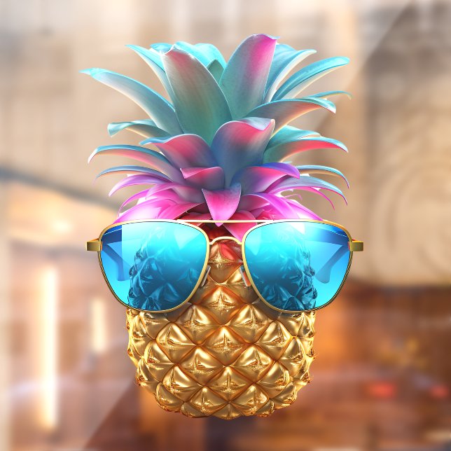 Tropical Christmas Window Cling (Sheet 2)