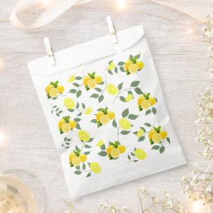 Tropical Citrus summer fresh Orange lemon Slice Favour Bags