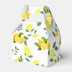 Tropical Citrus summer fresh Orange lemon Slice Favour Box