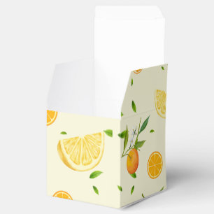 Tropical Citrus SUMMER Orange lemon Slice Favour Box