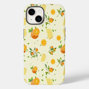 Tropical Citrus SUMMER Orange lemon Slice iPhone 14 Case
