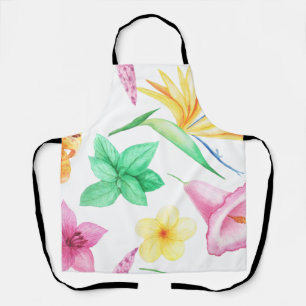 Tropical City Art Apron