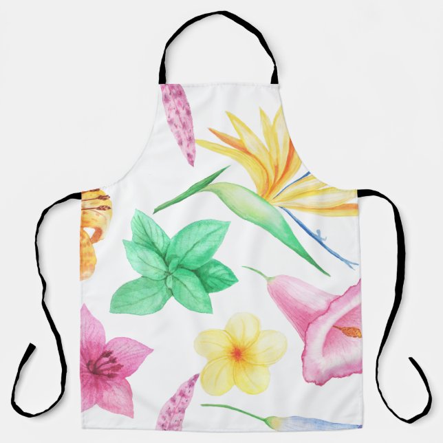 Tropical City Art Apron (Front)