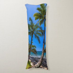 Tropical coastline 2 body cushion