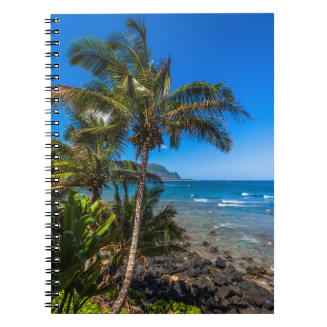 Tropical coastline notebook (Front)