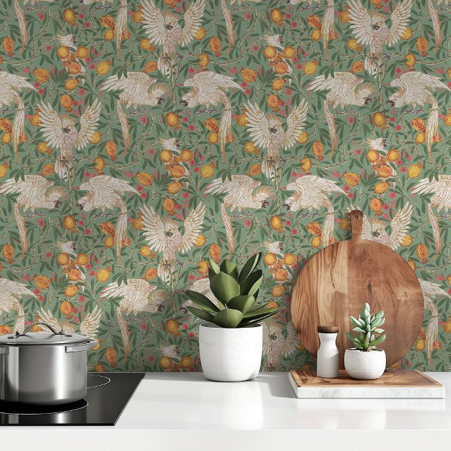 Tropical Cockatoo Garden Wallpaper (Creator Uploaded)