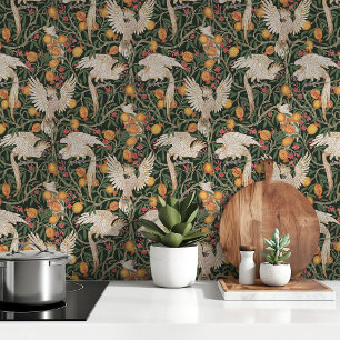 Tropical Cockatoo Garden Wallpaper