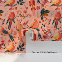 Tropical Cockatoos in Bloom Wallpapers