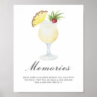 Tropical cocktail - memories with the bride