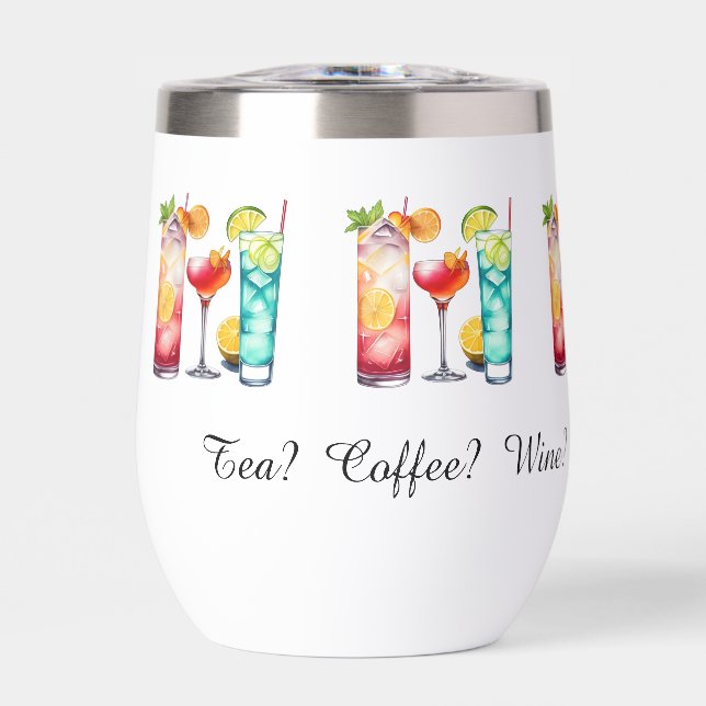 Tropical cocktails funny saying (Front)