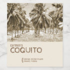Tropical Coconut Palm Tree for Coquito