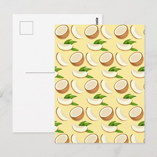 Tropical Coconuts Postcard (Front/Back)