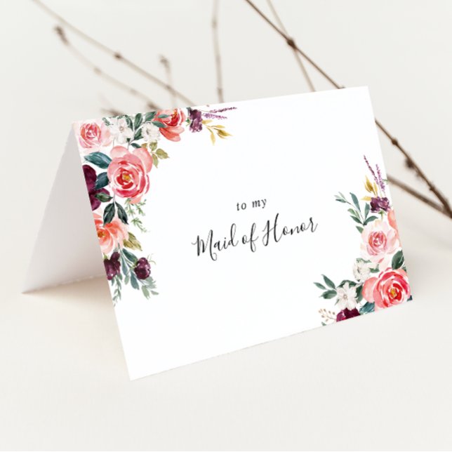 Tropical Colorful Summer Bridal Party Thank You Card (Creator Uploaded)