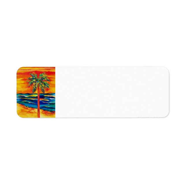 Tropical Colour Return Label (Front)