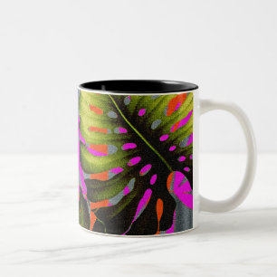 Tropical Colour Storm Two-Tone Coffee Mug