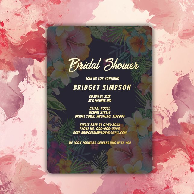 tropical colourful hibiscus hawaiian summer bridal (Creator Uploaded)