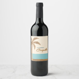Tropical Coquito Food and Beverage Label Set