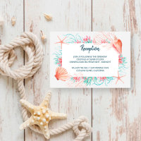 Tropical Coral Reef | Beach Wedding Reception