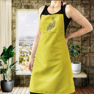 Tropical Crane Apron