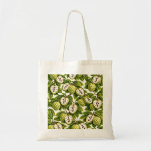 Tropical Custard Apple Pattern Tote Bag