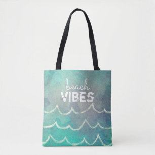 tropical custom personalised tote bag ocean design