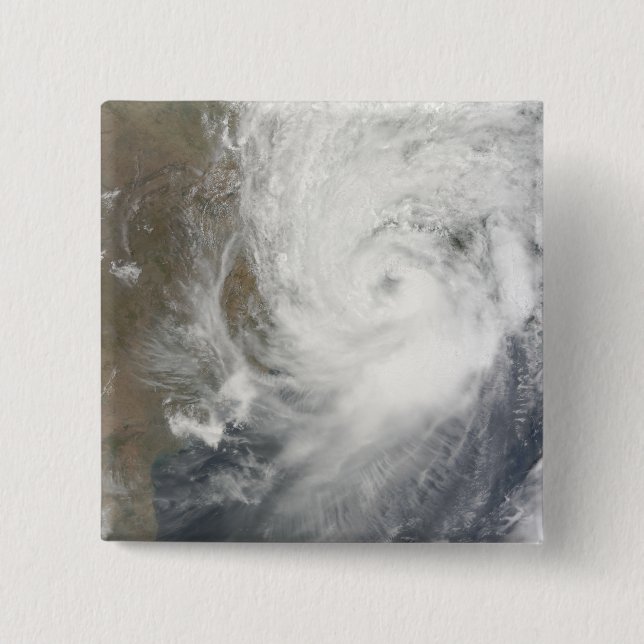 Tropical Cyclone Aila 15 Cm Square Badge (Front)