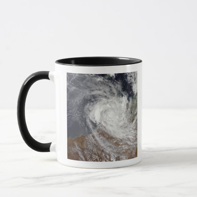 Tropical Cyclone Billy over Australia Mug (Left)