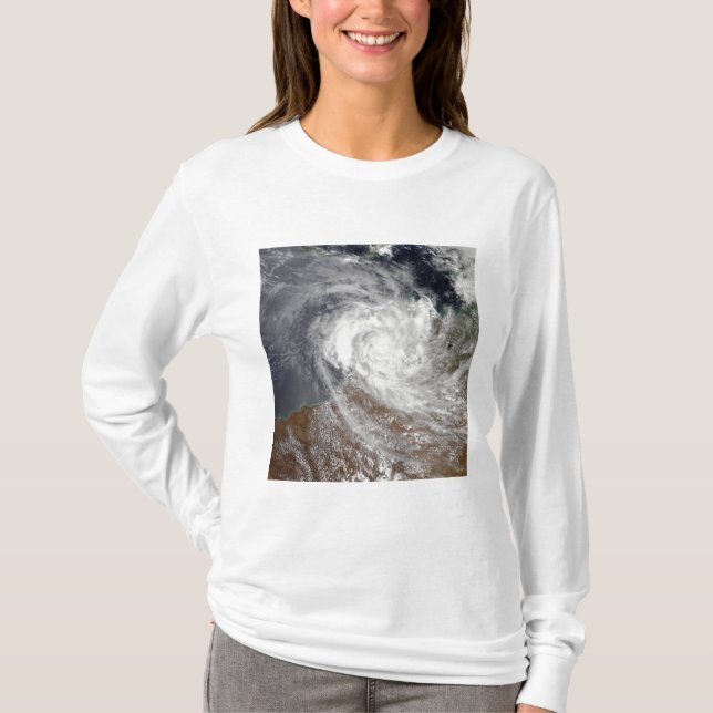 Tropical Cyclone Billy over Australia T-Shirt (Front)