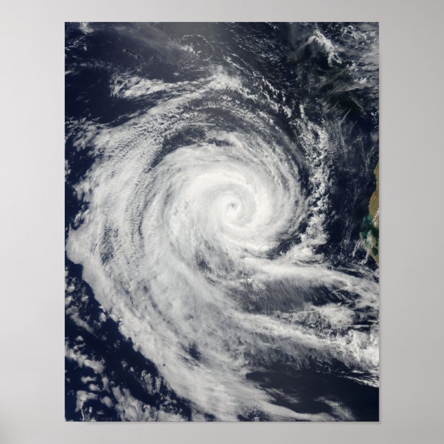 Tropical Cyclone Dianne Poster (Front)