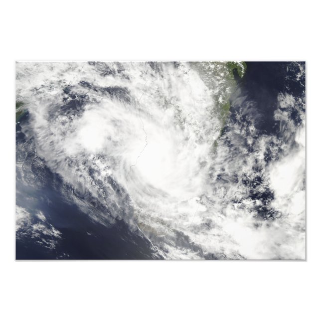 Tropical Cyclone Fami hovers over Madagascar Photo Print (Front)