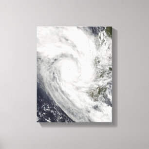Tropical Cyclone Fanele over Madagascar Canvas Print