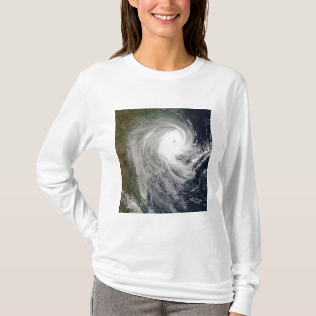 Tropical Cyclone Favio over Mozambique T-Shirt (Front)