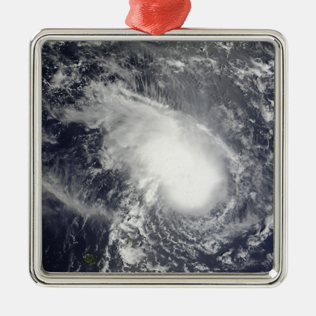 Tropical Cyclone Gael approaching Madagascar Metal Tree Decoration (Front)