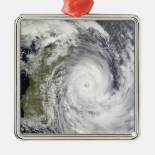 Tropical Cyclone Gael off Madagascar 2 Metal Tree Decoration