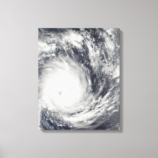 Tropical Cyclone Gael off Madagascar Canvas Print (Front)