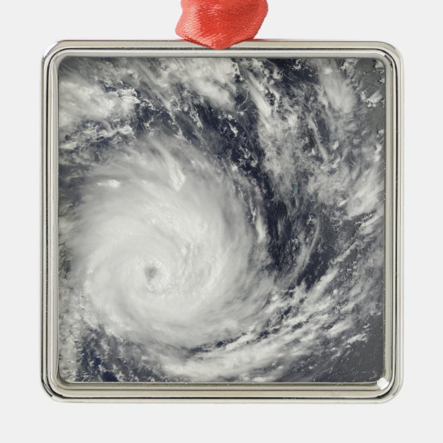 Tropical Cyclone Gael off Madagascar Metal Tree Decoration (Front)