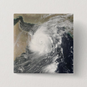 Tropical Cyclone Gonu in the Arabian Sea 15 Cm Square Badge