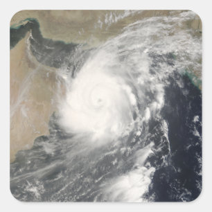 Tropical Cyclone Gonu in the Arabian Sea Square Sticker