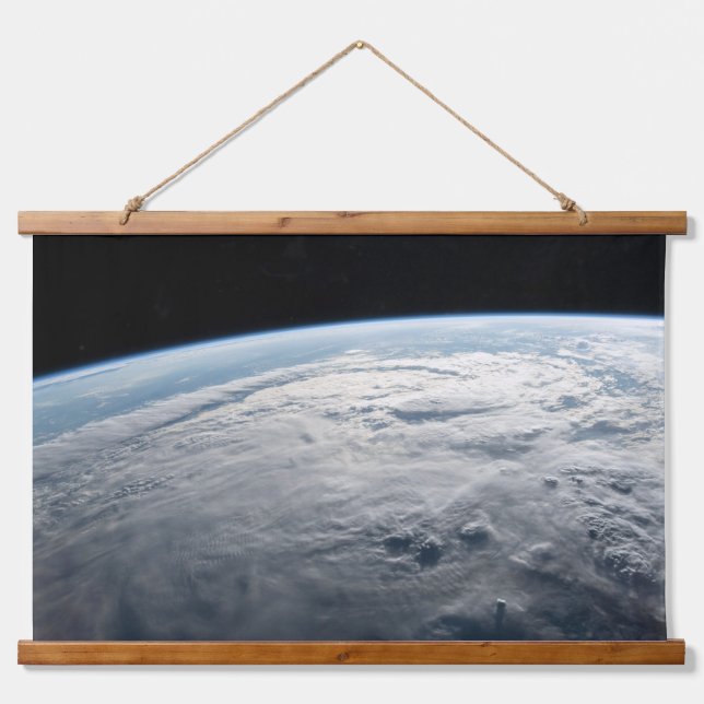 Tropical Cyclone Idai Above The Coast Of Africa. Hanging Tapestry (Front)