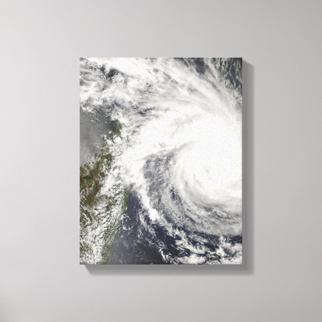 Tropical Cyclone Ivan approaching Madagascar Canvas Print (Front)