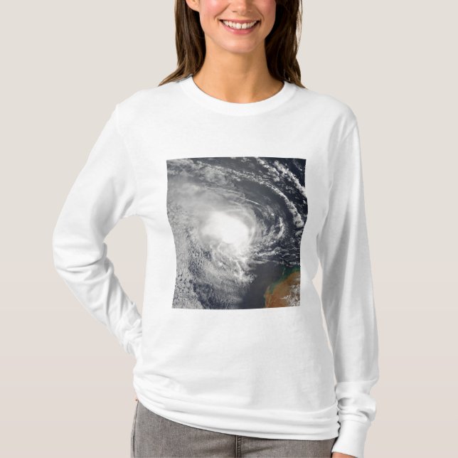 Tropical Cyclone Jacob approaching Australia T-Shirt (Front)